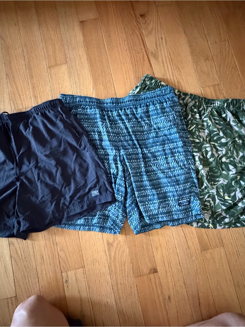 Vintage LL Bean Swim Trunks Bundle Shorts (3) Men’s